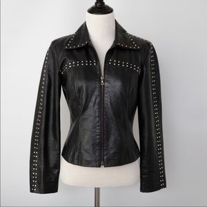 John Carlisle Essentials Black Leather Jacket